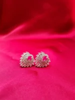 Ruby Crown Earring