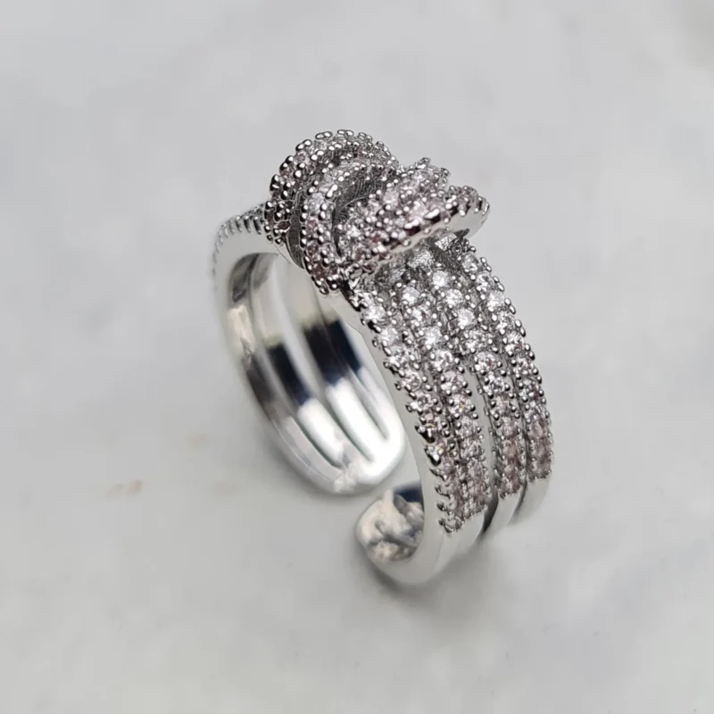 Silver Bow Ring