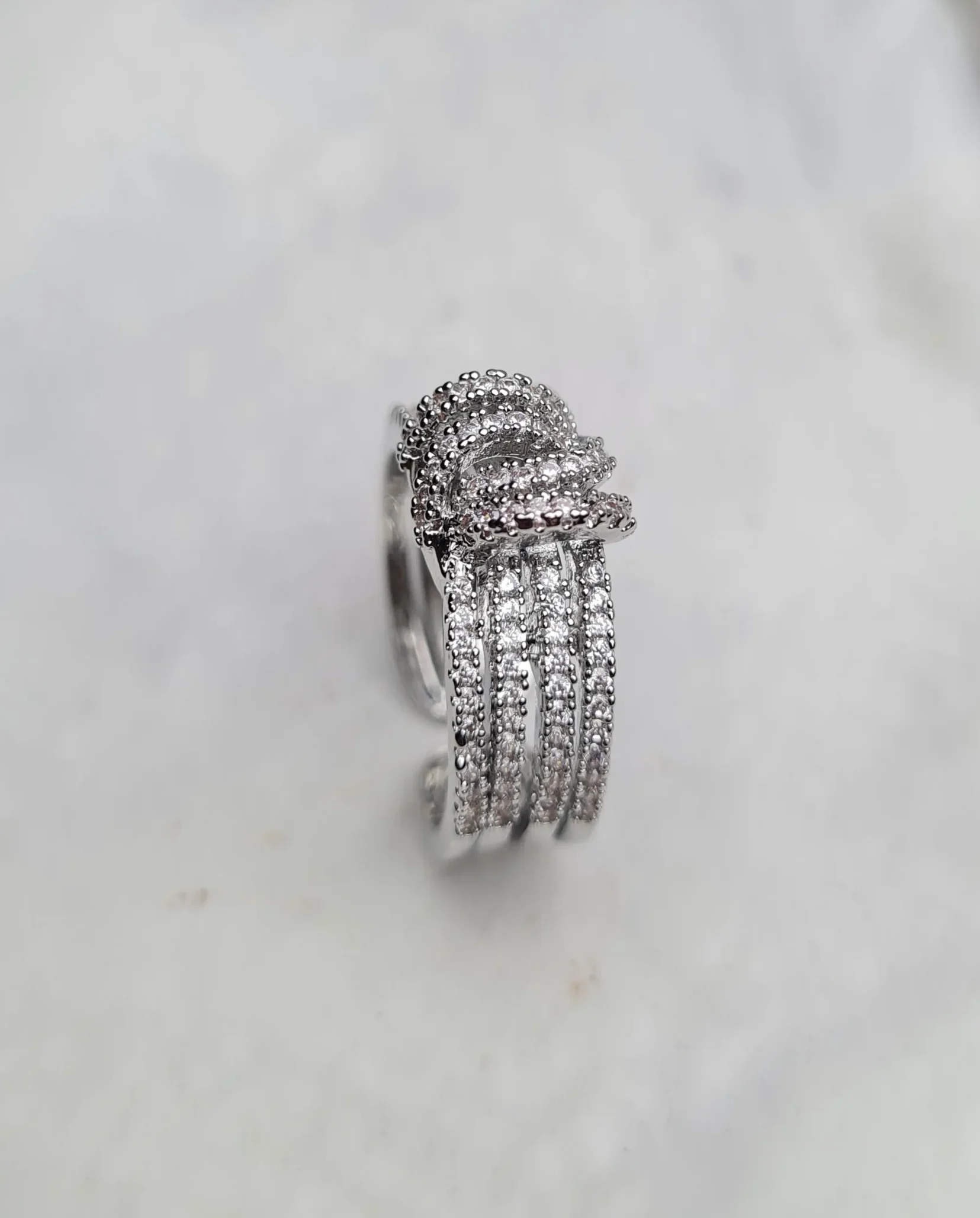 Silver Bow Ring - Image 2