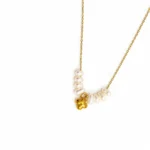 Pearl Petal Necklace